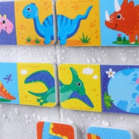 Домино EVA для игры в ванне &laquo;Динозаврики&raquo;, 20 деталей