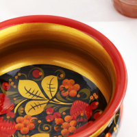 Чашка &laquo;Под окрошку&raquo;, 18-19&times;9-11,5 см, хохлома,  микс