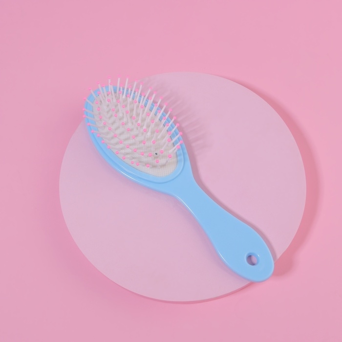 Расчёска массажная, 5,5 &times; 17,5 см, рисунок МИКС