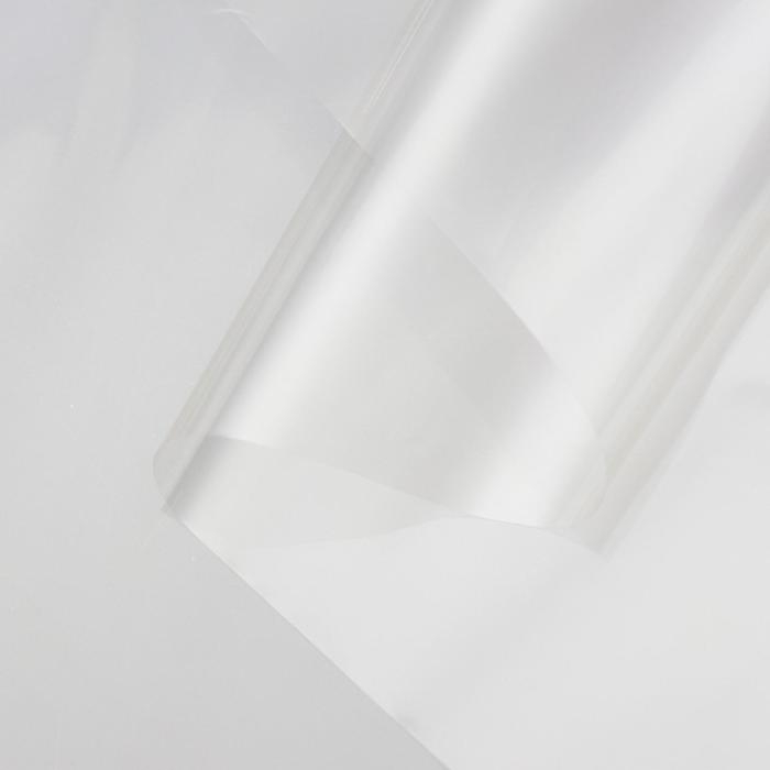 Плёнка для цветов прозрачная 0,6 х 9,3 м, 200 г, 40 мкм