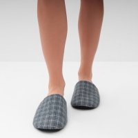 Тапочки женские, размер 40-41, цвет серый Тапочки женские, размер 40-41, цвет серый