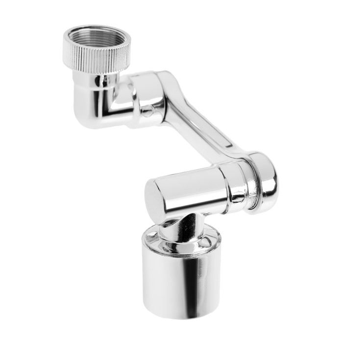 Аэратор ZEIN Z3634, поворотный, регулируемый, угловой, 2 режима, хром