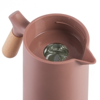 Термос - кувшин 1 л, сохраняет тепло 24 ч, 24.5 х 12.5 см, розовый