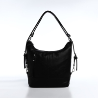 Сумка-тоут на молнии, цвет чёрный Сумка-тоут на молнии, цвет чёрный