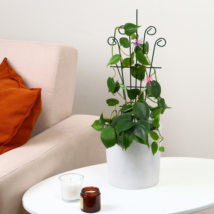 Шпалера, 46.5 &times; 16.5 &times; 0.3 см, металл, зелёная, &laquo;Декоративная&raquo;