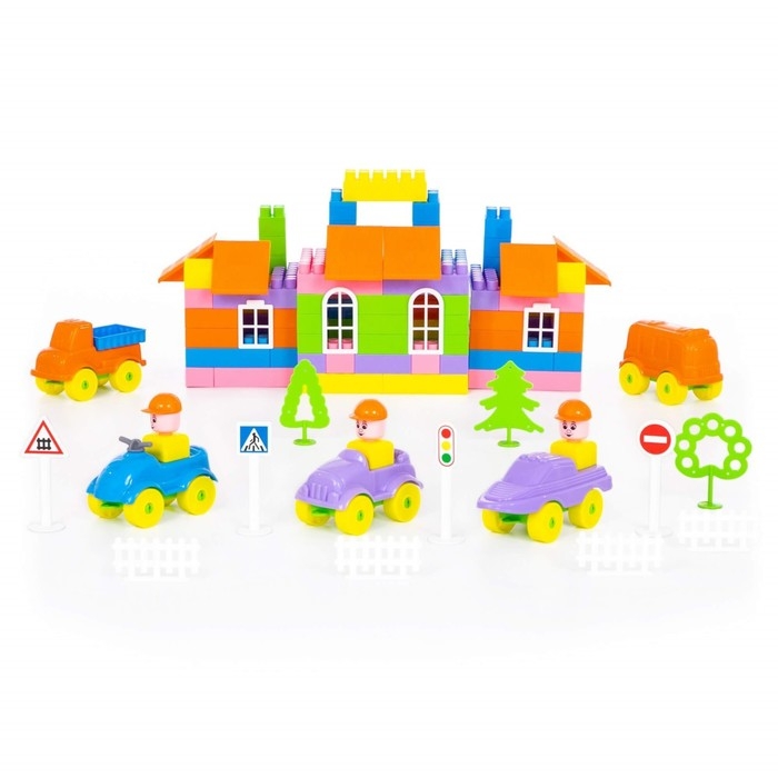 Конструктор &laquo;Строитель&raquo;, 287 деталей