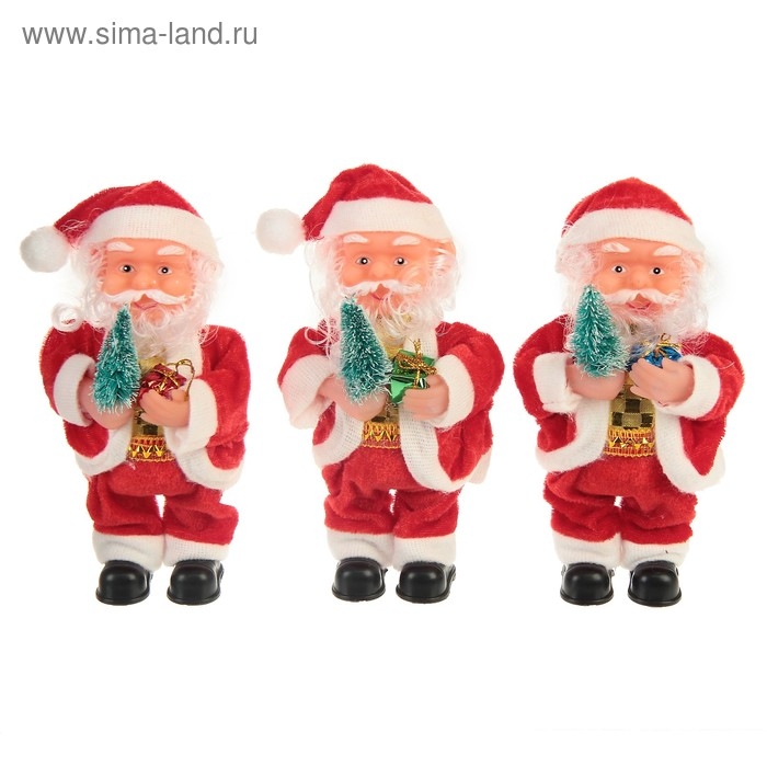 Дед Мороз Дед Мороз "С ёлкой и подарками" 16 см, микс