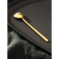 Ложка чайная из нержавеющей стали Magistro «Оску стандарт», длина 14,5 см, цвет золотой Ложка чайная из нержавеющей стали Magistro «Оску стандарт», длина 14,5 см, цвет золотой