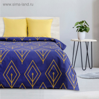 Постельное бельё Этель 2 сп &laquo;Жёлтый лепесток&raquo; 175х215, 200х220, 70х70-2 шт