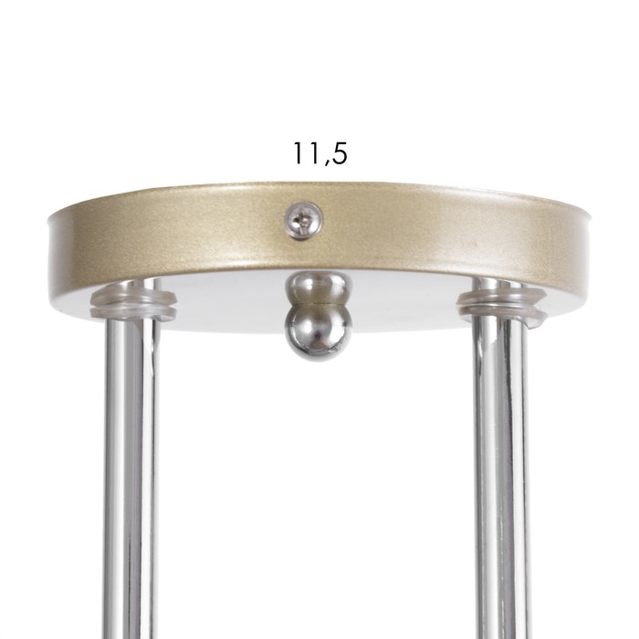 Люстра Люстра "Миа" 2х60Вт Е27 Золото, хром 38х32х28см