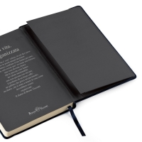 Ежедневник недатированный А5, 136 листов Megapolis Soft, на резинке, обложка искусственная кожа, цветной срез, ляссе, чёрный Ежедневник недатированный А5, 136 листов Megapolis Soft, на резинке, обложка искусственная кожа, цветной срез, ляссе, чёрный