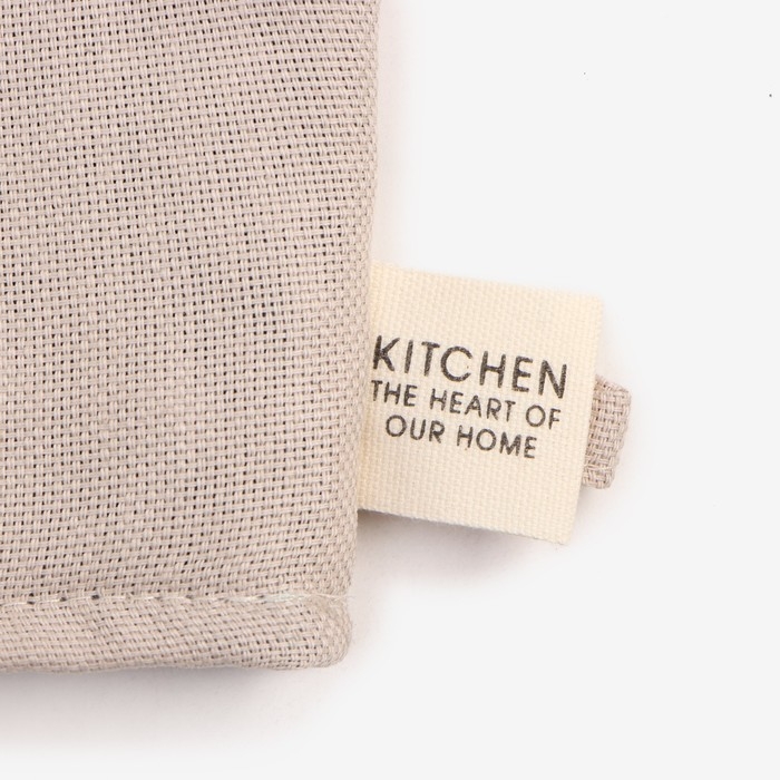 Варежка-прихватка Этель Calm 20х27 см, 100% хл, рогожка 186 г/м2 Варежка-прихватка Этель Calm 20х27 см, 100% хл, рогожка 186 г/м2