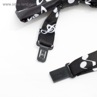 Набор детский подтяжки и галстук-бабочка "Музыка" Набор детский подтяжки и галстук-бабочка "Музыка"