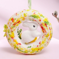 Декоративная пасхальная подвеска &laquo;Зайчик&raquo; 2 &times; 9 &times; 9 см