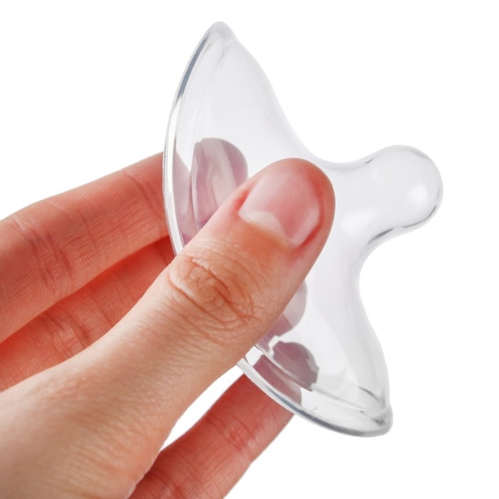 Накладки на грудь для кормления, силиконовые, набор 2 шт., в контейнере, M&B