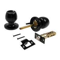 Защелка 1101, пустая, цвет глянцевый черный Защелка 1101, пустая, цвет глянцевый черный