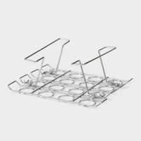 Подставка для мороженого и десертов KONFINETTA, 28&times;21&times;10 см, цвет хромированный