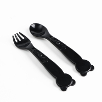 Набор детской посуды &laquo;Люблю есть&raquo;, тарелка на присоске 250мл, вилка, ложка