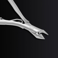 Кусачки маникюрные для кутикулы &laquo;Premium satin&raquo;, эргономичные, 9,3 см, длина лезвия - 7 мм, цвет серебристый