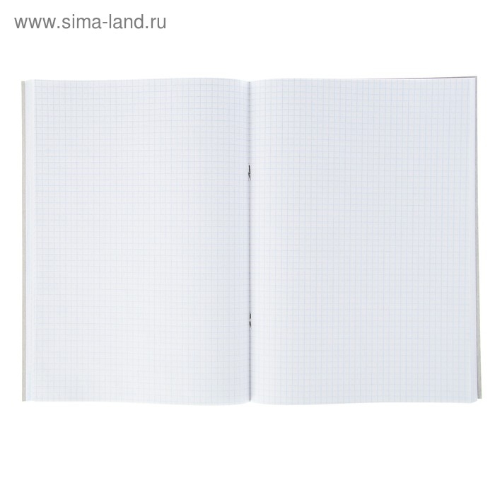 Тетрадь А4 в клетку 96 листов Calligrata Тетрадь А4 в клетку 96 листов Calligrata "Паттерн. Цветок", блок №2, безилна 75%, картонная обложка, (серые листы)