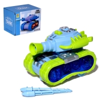 Танк &laquo;Разрушитель&raquo;, стреляет, работает от батареек, световые и звуковые эффекты МИКС