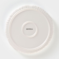 Тарелка фарфоровая обеденная Доляна &laquo;Коты-аристократы&raquo;, d=21,5 см, цвет белый