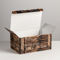 Коробка‒пенал, упаковка подарочная, &laquo;Крутой мужик&raquo;, 22 х 15 х 10 см