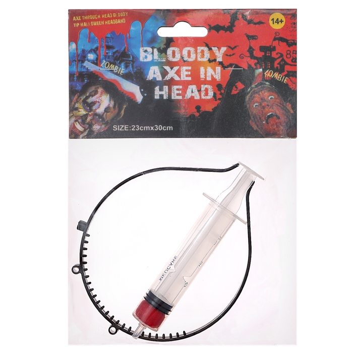 Карнавальный ободок &laquo;Шприц&raquo;