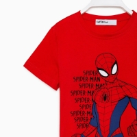 Футболка MARVEL "Spider man hero", рост 110-116 (32), красный Футболка MARVEL "Spider man hero", рост 110-116 (32), красный