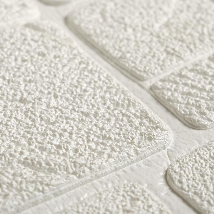 Самоклеящаяся ПВХ панель Самоклеящаяся ПВХ панель "Белая плитка" 69*68см