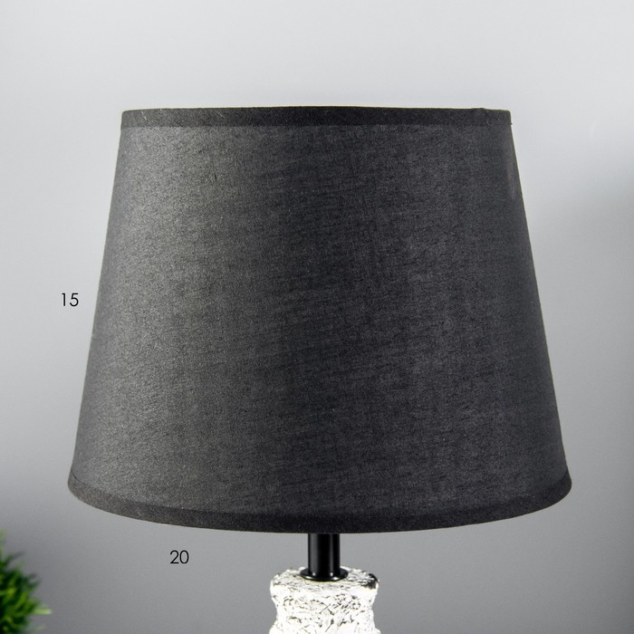 Настольная лампа Настольная лампа "Магда" Е14 40Вт черный 20х20х33см RISALUX