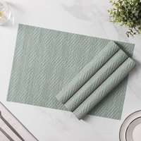 Салфетки сервировочные на стол Доляна «Энн», 4 шт, 30×45 см, цвет серо-голубой Салфетки сервировочные на стол Доляна «Энн», 4 шт, 30×45 см, цвет серо-голубой