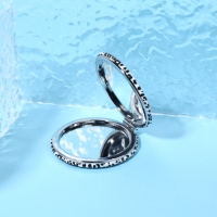 Зеркало складное &laquo;ANIMAL&raquo;, d = 7 см, с увеличением, искусственная кожа, цвет &laquo;зебра&raquo;