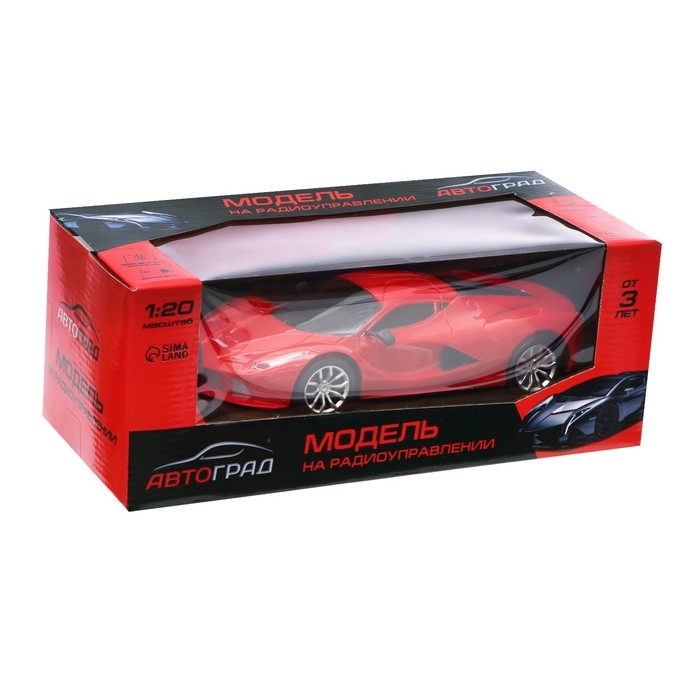 Машина радиоуправляемая &laquo;СпортКар&raquo;, работает от батареек, цвет красный