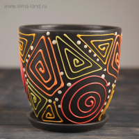 Горшок цветочный "Радуга" № 4 Высокий овал,  2,6 л