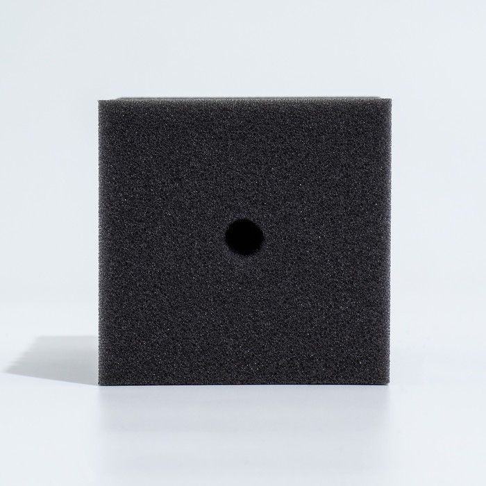 Губка прямоугольная для фильтра турбо № 11, 10 х 10 х 16 см, серая Губка прямоугольная для фильтра турбо № 11, 10 х 10 х 16 см, серая