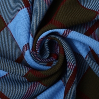 Плед Рио 150х200см, синий, 180г/м, хл 25%, акрил 75%