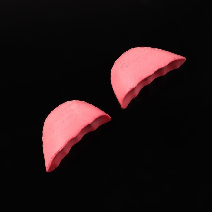 Вставки для уменьшения размера обуви, регулируемые, 7,3 &times; 4 см, пара, цвет розовый