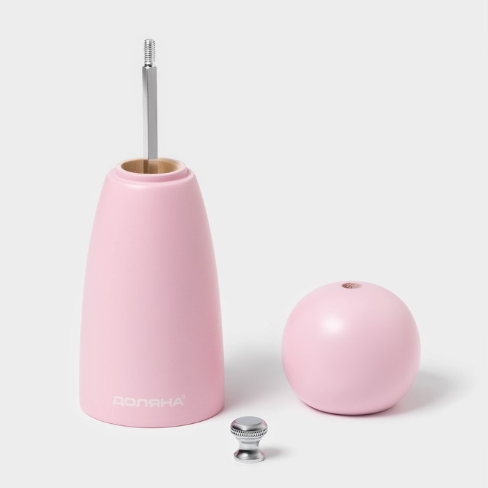 Мельница для специй "Облако" 16,5см, цвет розовый