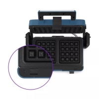 Мультипекарь Kitfort КТ-3627, 1200 Вт, венские вафли/гриль/сэндвичи, синий Мультипекарь Kitfort КТ-3627, 1200 Вт, венские вафли/гриль/сэндвичи, синий