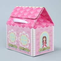 Коробка подарочная складная, упаковка, &laquo;Домик принцессы &raquo;, 15 х 18 х 10 см