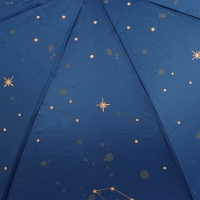 Зонт женский механический &laquo;Космос&raquo;, 8 спиц, d=95, цвет тёмно-синий