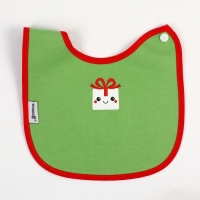 Нагрудник детский новогодний «Happy», на липучке, цвет МИКС, Крошка Я Нагрудник детский новогодний «Happy», на липучке, цвет МИКС, Крошка Я