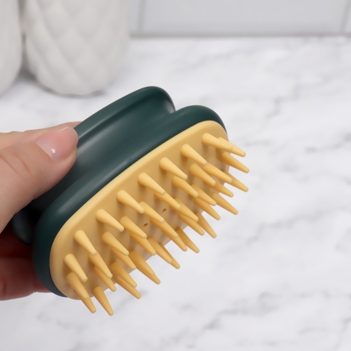 Щётка - массажёр для мытья головы, 10 × 6 × 6,2 см, в блистере, цвет МИКС Щётка - массажёр для мытья головы, 10 × 6 × 6,2 см, в блистере, цвет МИКС