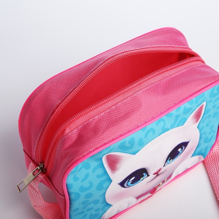 Сумка детская для девочки через плечо Сумка детская для девочки через плечо "Котик" 17х13х5 см