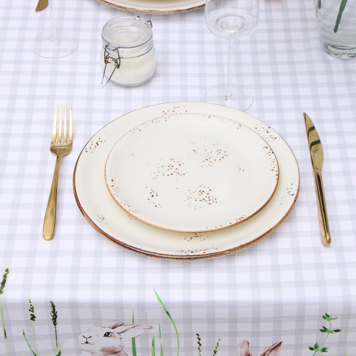 Скатерть Доляна "Easter joy" 145*220 см, 100% п/э