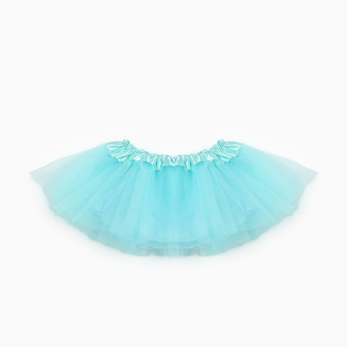 Набор Крошка Я: юбка и повязка на голову "Звездочка", бирюзовый, 3-18 мес