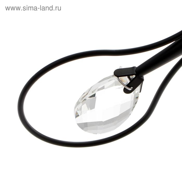 Люстра ГАЛЛОП 890551 5х60Вт Е27 черный/матовый белый с черным рисунком