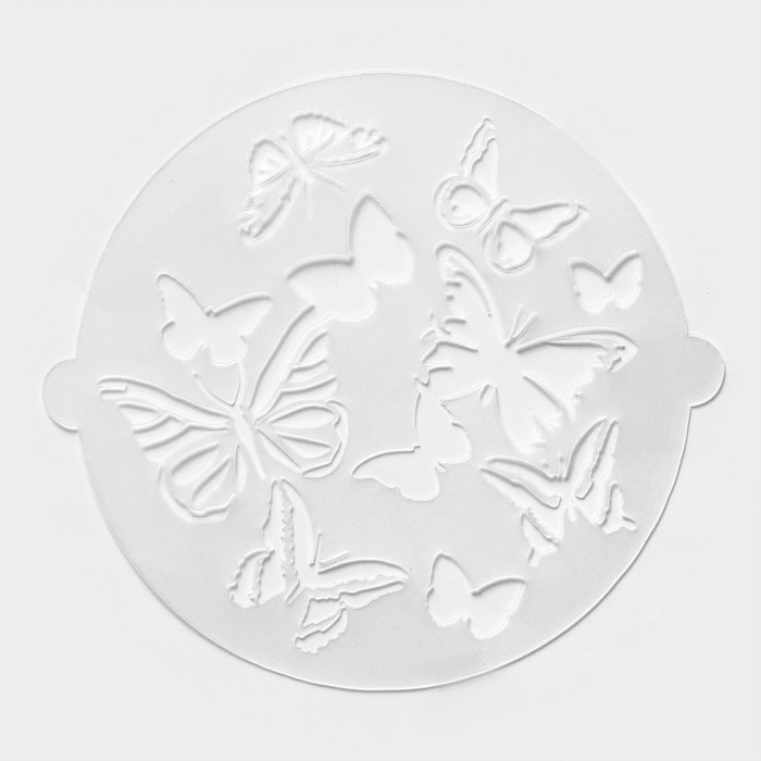 Набор кондитерских трафаретов для украшения выпечки «Букет», 8 шт: 2 шт d=20 см, 6 шт d=8 см Набор кондитерских трафаретов для украшения выпечки «Букет», 8 шт: 2 шт d=20 см, 6 шт d=8 см