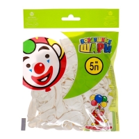 Шар латексный 5", водяные бомбочки, пастель, набор 100 шт., цвет белый Шар латексный 5", водяные бомбочки, пастель, набор 100 шт., цвет белый